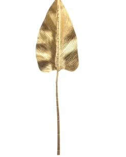 Foglia Philodendro 100Cm Oro Per Decorazioni Natalizie