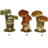 Funghi Decorativi 3 Colori 9X12X17Cm 1Pz
