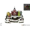 Giostina Natalizzia Scenario Con Treno Luci E Movimenti 27X18.5X34 Cm