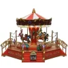 Giostrina Di Natale Carosel Con Luci E Suoni 28,5X35,5X28 Cm