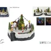 Giostrina Pista Pattinaggio Con Luci 18X22,5X22,5Cm