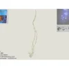 Gocce Di Luci Per Albero Di Natale 720 Nano Led Bianco Ghiaccio 3Mt