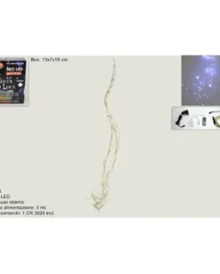 Gocce Di Luci Per Albero Di Natale 360 Nanoled Bianco Ghiaccio Uso Inteno 3Mt