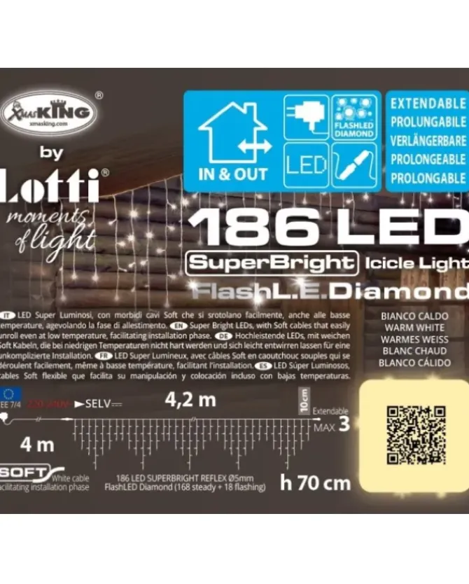 Ice Light 186 Sb Led-Ph Cavi Soft 4M+420Xh70Cm
