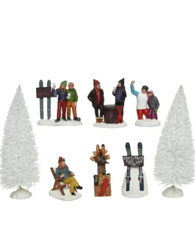 Kit 8 Figure Per Paesaggio, Villaggio,Giostrina