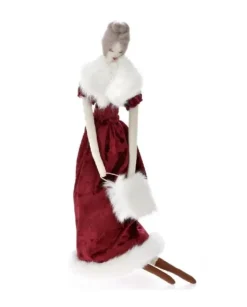 Lady Xmas Seduta Bordeaux 7X42Cm