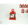 Lanterna Soggetti Natalizi Rossa 20 Cm 4