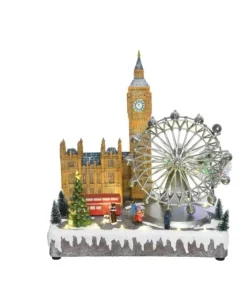 Led Xmas London Scene Indmulti31X23X34Cm