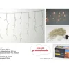 Luci Natalizie Tenda 300 Led Luce Bianca 6Mt