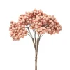 Mazzo Di Bacche 28Cm Rosa Per Decorazioni Di Natale