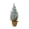 Mini Albero Smerigliato Da Interno Colore Green/Whitemisura Dia12.00-H30.00Cm