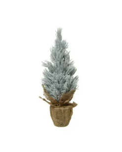 Mini Albero Smerigliato Da Interno Colore Green/Whitemisura Dia12.00-H30.00Cm