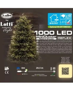 Minicluster O6Cm Ntl 1000 Led Bianco Caldo 4+20,5M