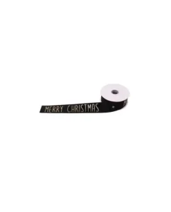 Nastro Merry X'Mas 10Mt X 25Mm Per Addobbi Natalizi