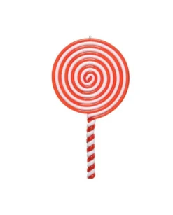 Ornamento Appendino Lecca Lecca Di Plastica 20 Cm