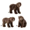 Orso In Plastica Rivestito Di Morbido Peluche 3 Modelli Assortiti