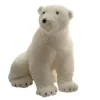 Orso Polare Con Pelliccia 30X76X41Cm