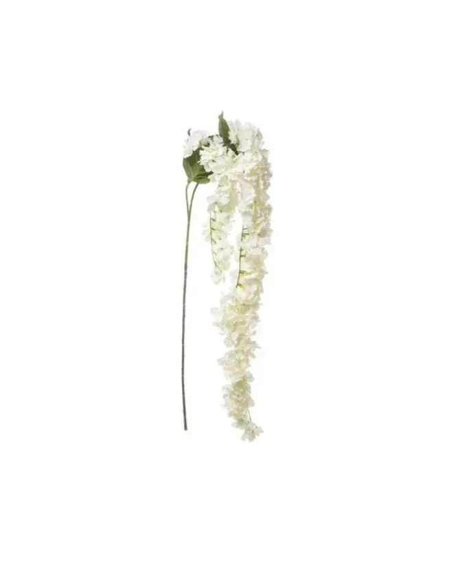 Ortensia Cascante 155Cm Bianco Per Decorazioni Di Natale