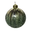 Pallina Di Vetro Con Patina Antica Confezione 3 Pz 80Mm