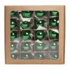 Pallina Di Vetro Lucida Verde 30Mm Per Albero Di Natale 1Pz