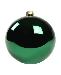 Pallina Di Vetro Tinta Unita Verde Lucido 120Mm