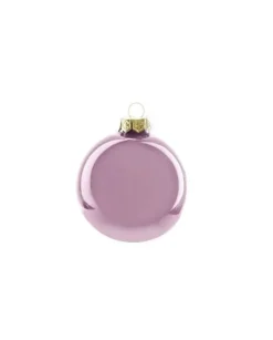 Pallina Sfera Di Vetro Liscia 150Mm Glicine Per Albero Di Natale 1Pz