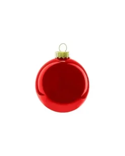 Pallina Sfera Di Vetro Liscia 150Mm Rosso Scuro Per Albero Di Natale 1Pz