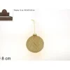 Pallina Sfera Di Vetro Oro O8Cm Per Albero Di Natale 1Pz