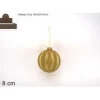 Pallina Sfera Di Vetro Oro O8Cm Per Albero Di Natale !Pz