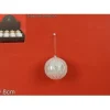 Pallina Sfera Di Vetro Perla O8Cm Per Albero Di Natale 1Pz