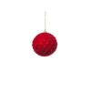 Pallina Sfera Di Vetro Rossa 100Mm 4Pz Per Albero Di Natale