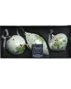 Pallina Sfera In Vetro, Con Strass 8 Cm