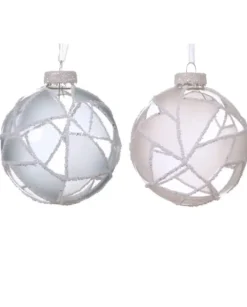 Palline In Vetro Confezione 3 Pz In 2 Colorazioni