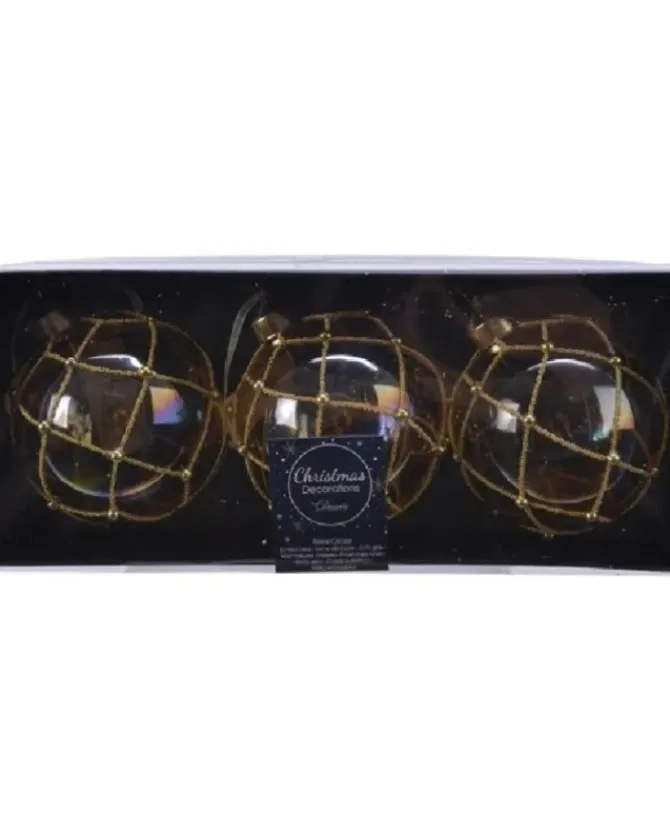 Palline Pearl Pattern 2Ass Confezione 3 Pz