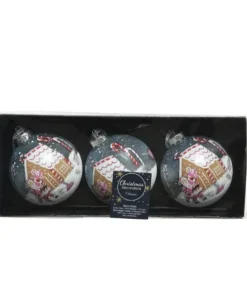Palline Sfere In Vetro Confezione 3 Pezzi
