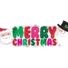 Palloncino Mylar Festone Merry Christimas 104X40Cm