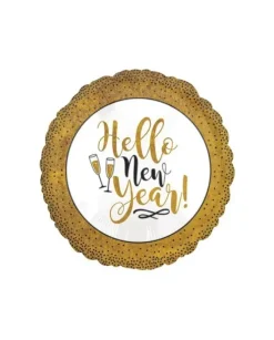 Palloncino Mylar Oro Glitter Happy New Years