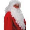 Parrucca E Barba Gigante Bianca Lusso L.
