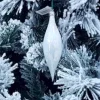 Pendente Appendino Di Vetro Liscio Bianco 4Cm 1Pz