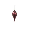 Pendente Di Vetro 20Cm Burgundy Per Albero Di Natale