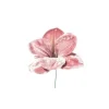 Pick Amaryllis Deluxe Velvet 23Cm Malva Per Decorazioni Di Natale