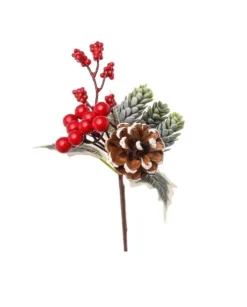 Pick Bacche/Luppolo 23Cm Per Addobbo Di Natale