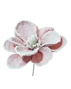 Pick Magnolia Innevata 24Cm Malva Per Decorazioni