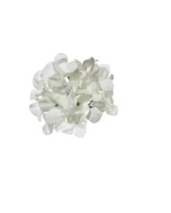 Pick Ortensia Innevata 21Cm Bianca Per Decorazioni Di Natale