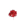Pick Ortensia Rosso Per Decori Natalizi