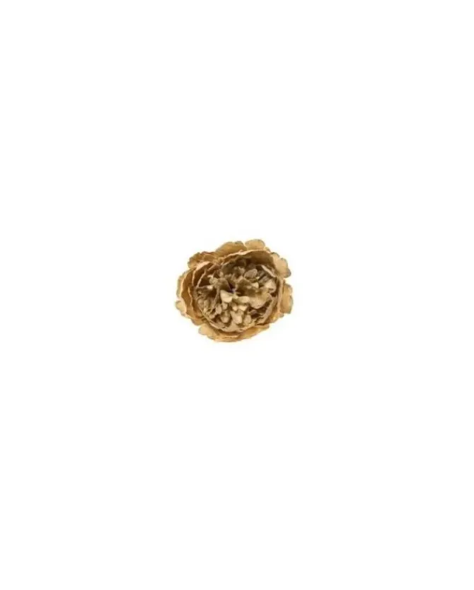Pick Peonia Glamour O14 Cm Oro Per Decorazioni Di Natale