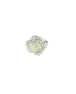 Pick Peonia Innevata 23Cm Bianca Per Decorazioni Natalizie