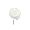Pick Peonia O11Cm H19Cm Bianca Per Decorazioni Di Natale