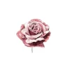 Pick Rosa Malva Deluxe Velvet In Pvc 17 Cm Rosa Per Decorazioni Natalizie