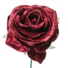 Pick Rosino Deluxe Velvet 16Cm Burgundy Per Decorazioni Natalizie